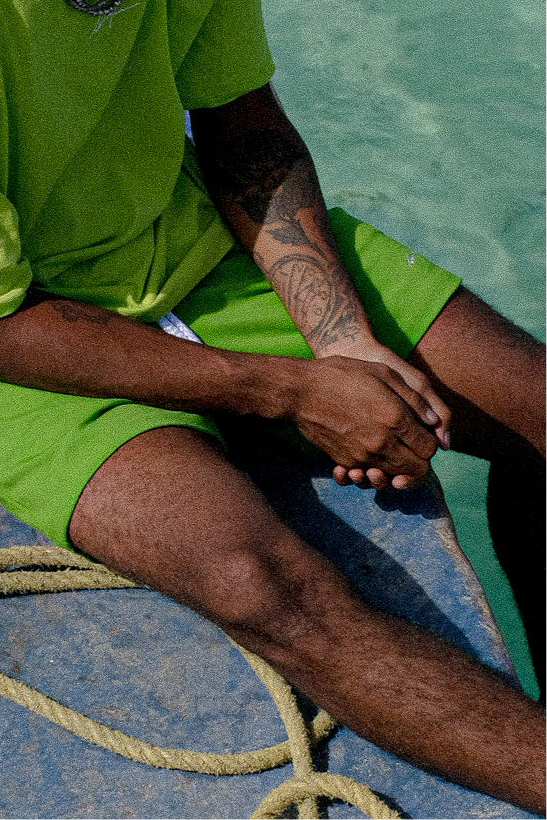 LM CORE SHORTS IN LIME - Levi Marcus