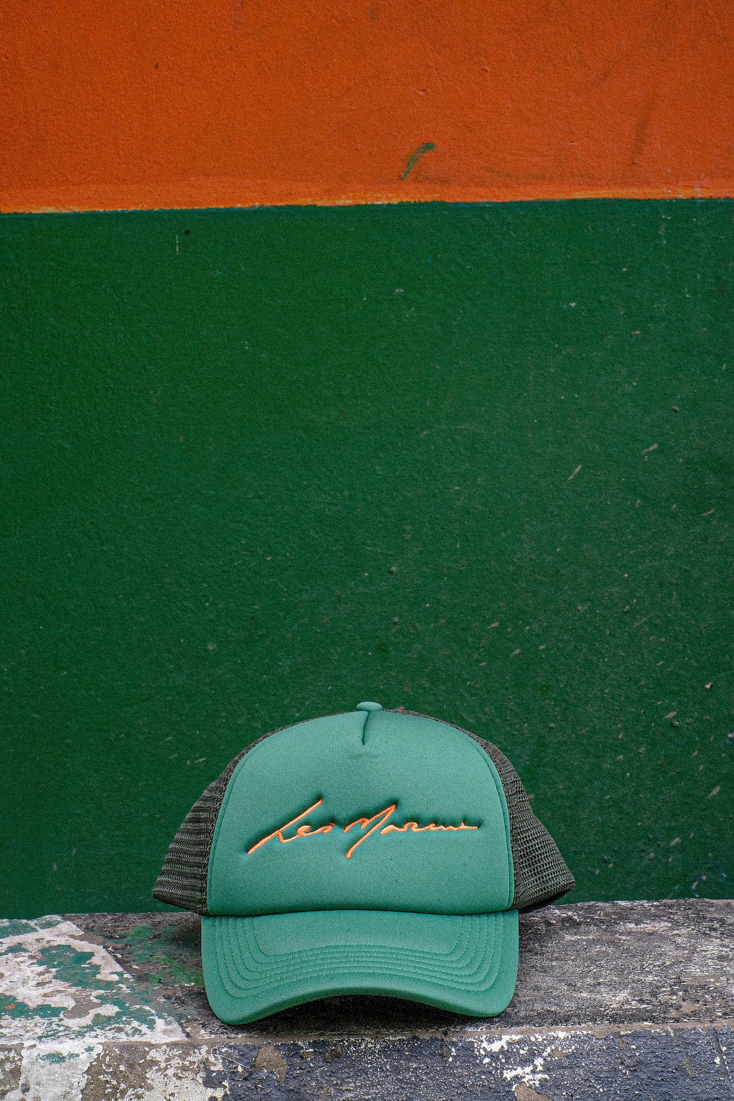 LM TRUCKER HAT IN GREEN - Levi Marcus