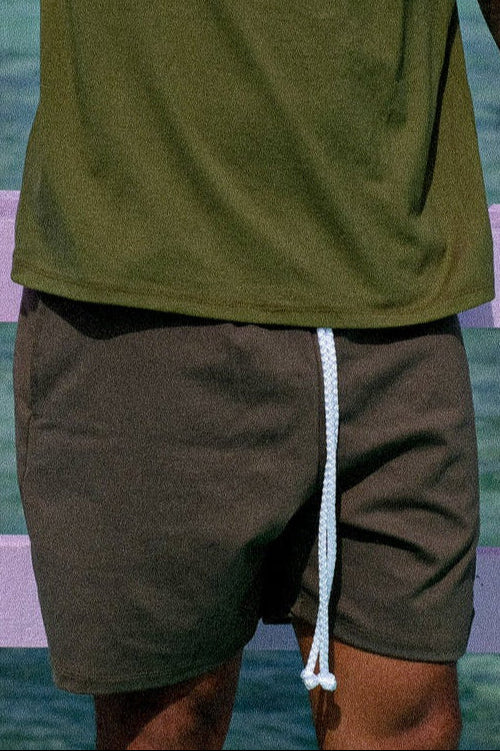 LM CORE SHORTS IN SEAWEED - Levi Marcus