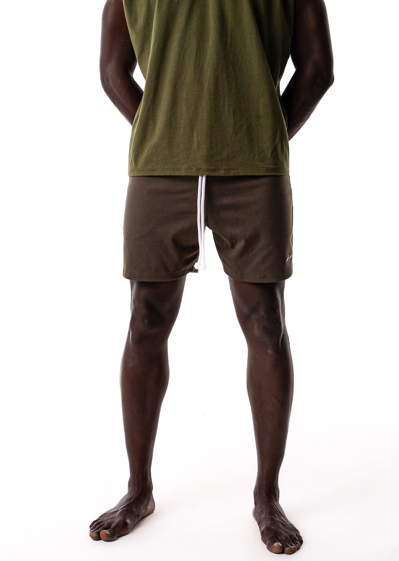 LM CORE SHORTS IN SEAWEED - Levi Marcus