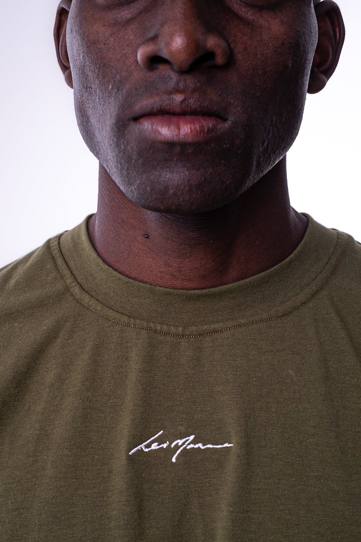 LM MUSCLE TEE IN OLIVE - Levi Marcus