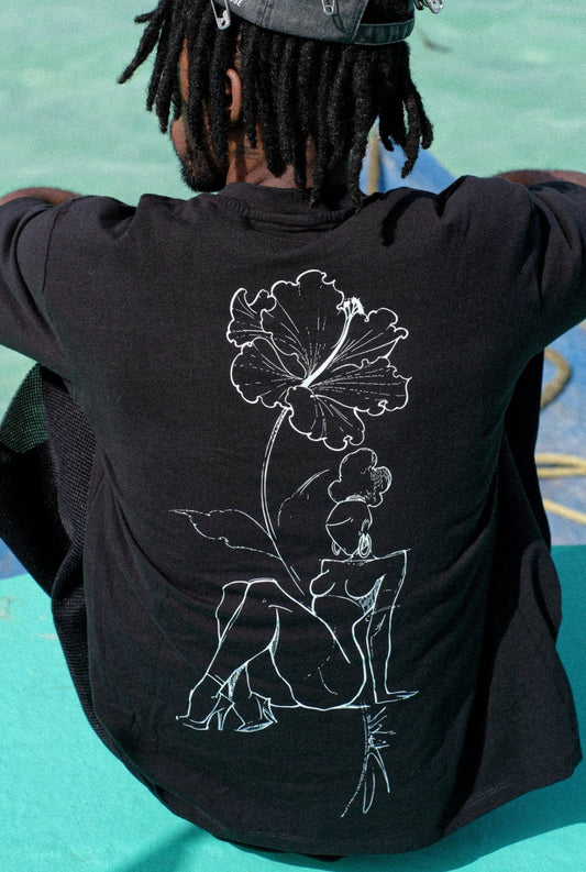 ZAC KELSHALL X LEVI MARCUS CORE TEE IN BLACK