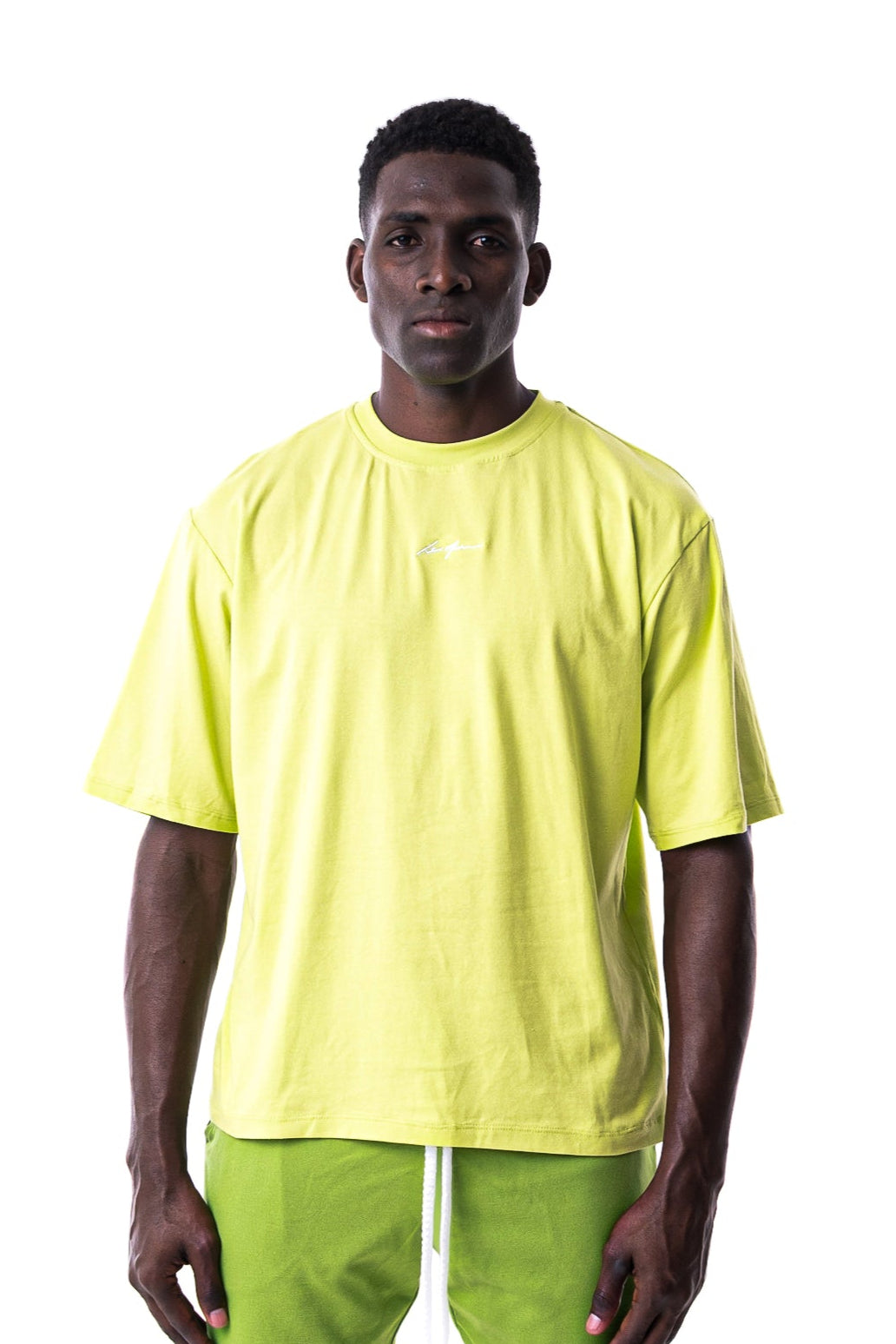 LM CORE TEE IN CHARTREUSE - Levi Marcus