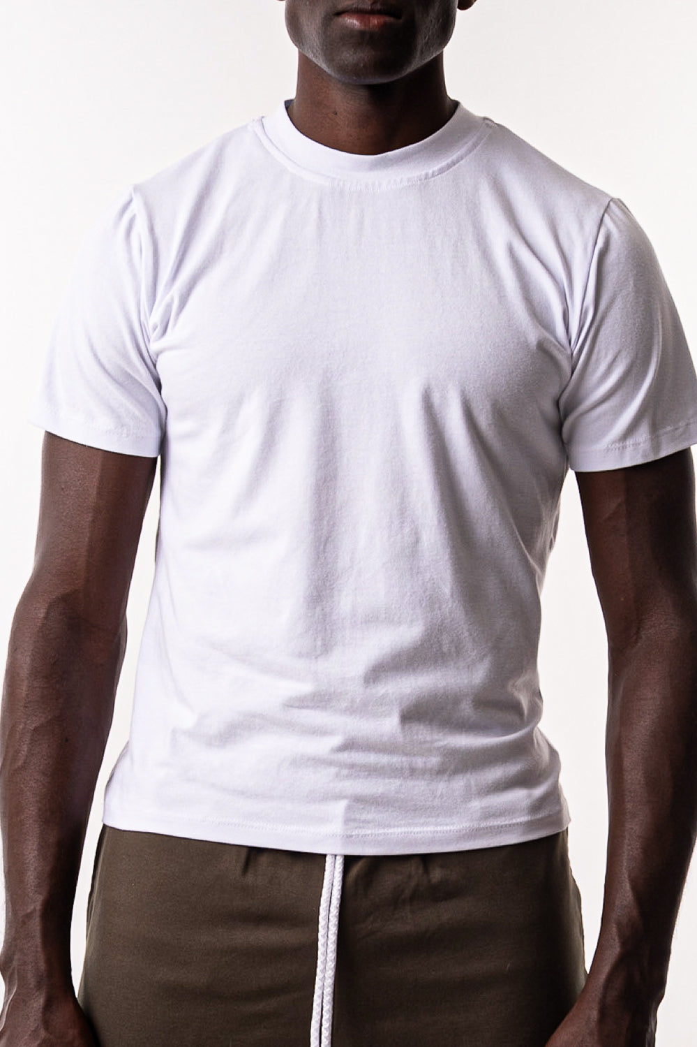LM FITTED TEE IN WHITE - Levi Marcus